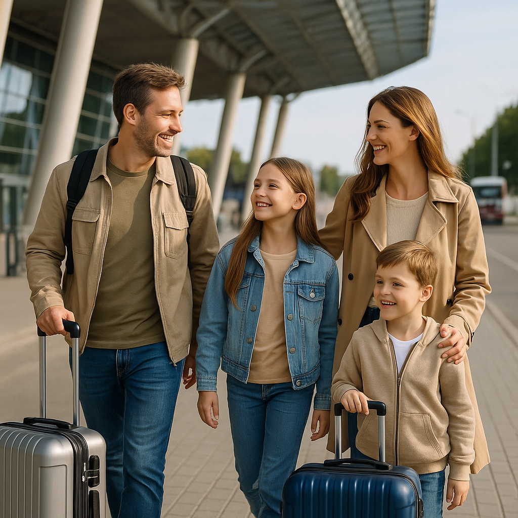 Seguro de viaje para familia