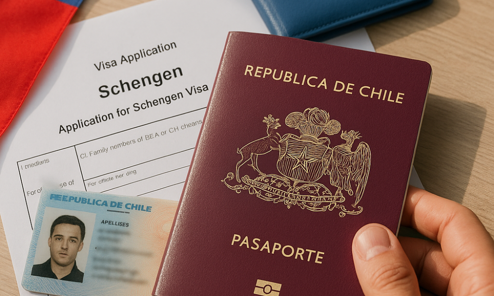 documentos para viajar a europa desde chile