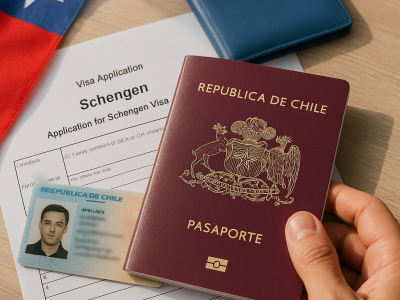 documentos para viajar a europa desde chile