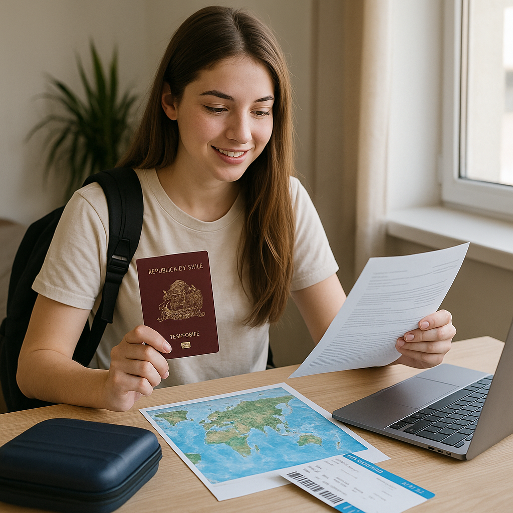 requisitos para viajar como estudiante desde chile