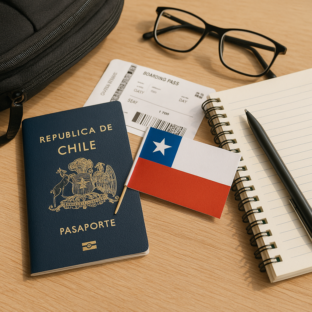 Qué documentos necesita un estudiante chileno para viajar